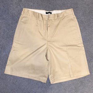 Lands End Mens Khaki Casual Dress Shorts
